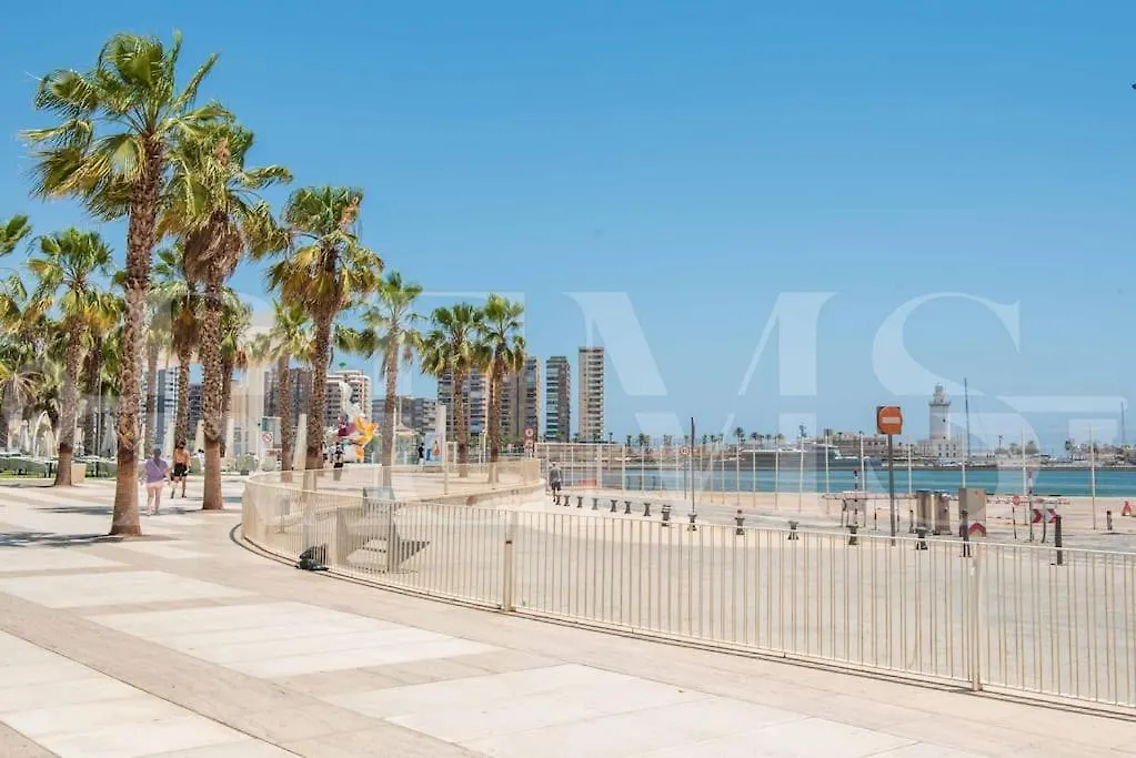 Central Gem With Stunning Port & Sea Views By Rems Malaga