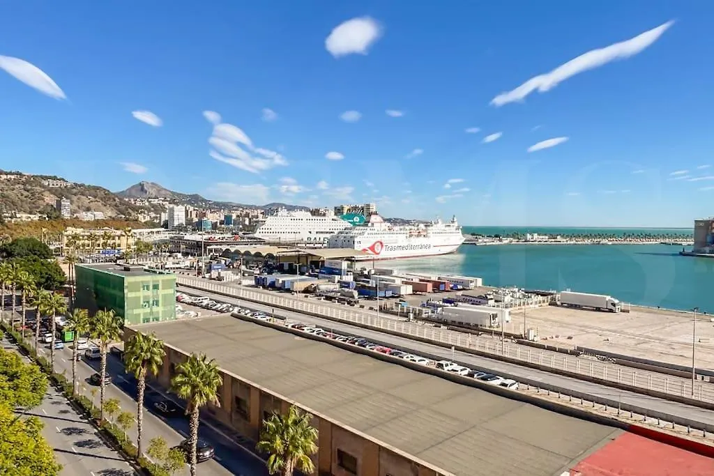 Central Gem With Stunning Port & Sea Views By Rems Malaga